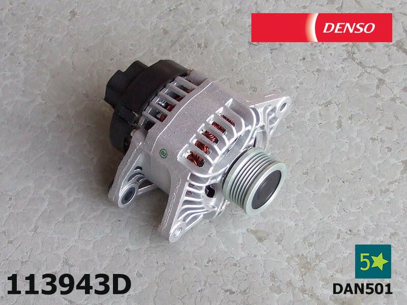 ALTERNATOR DENSO 12V 100A FIAT STILO, DOBLO 1.9 JTD, ALFA 145, 147