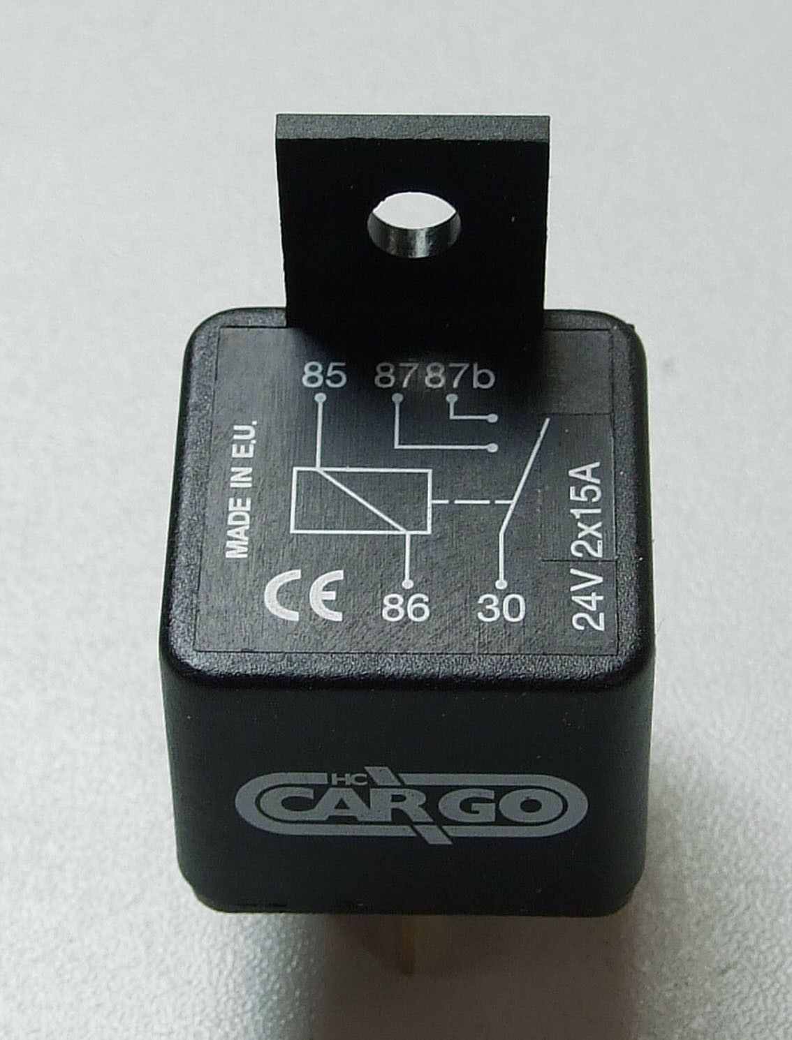 Relej 24v 2x10a 5 pin