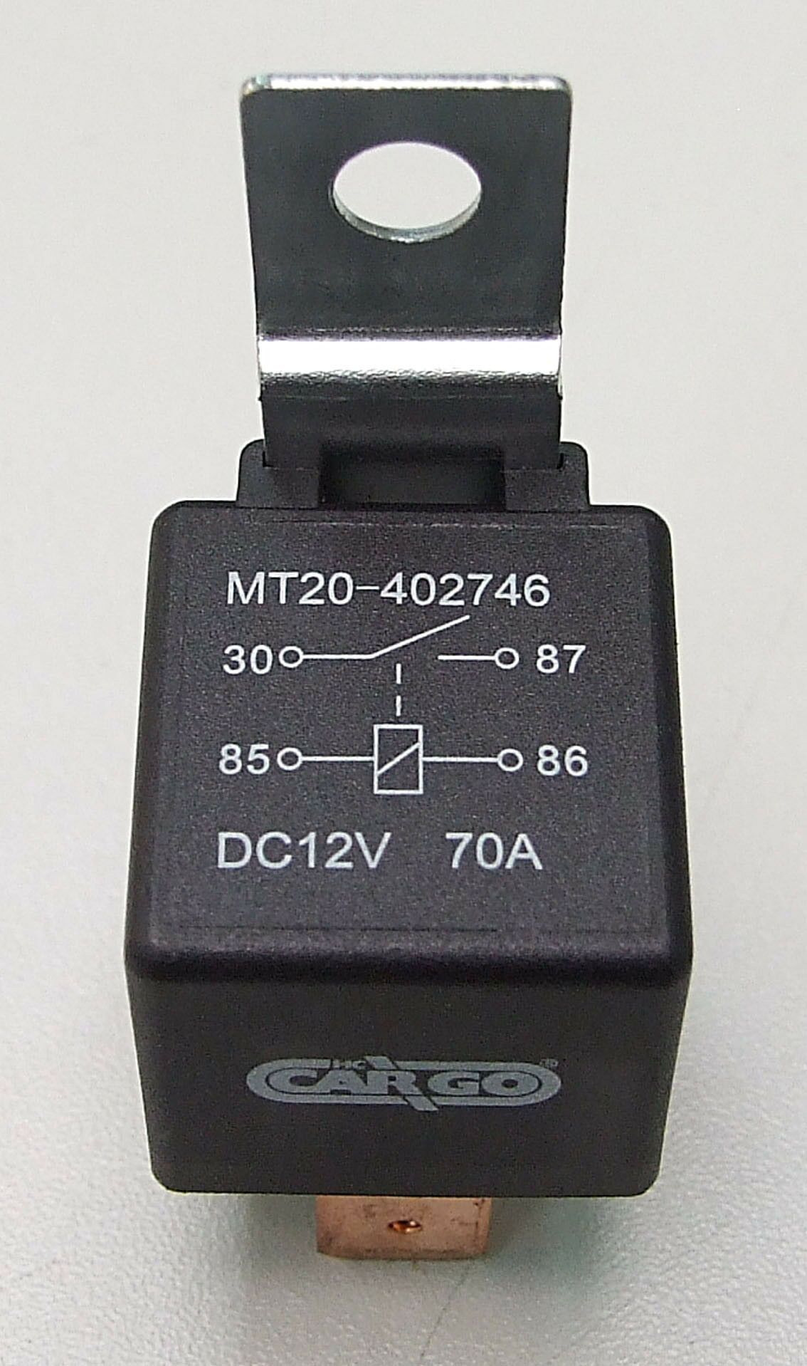 Mini relej 12v 70a 4 pin siroke stopice
