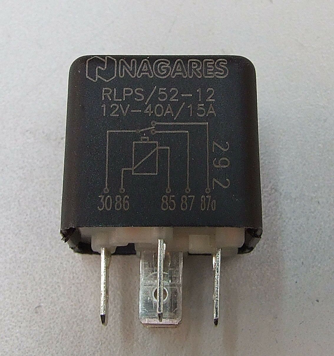Relej 12v 40/15a 5 pin