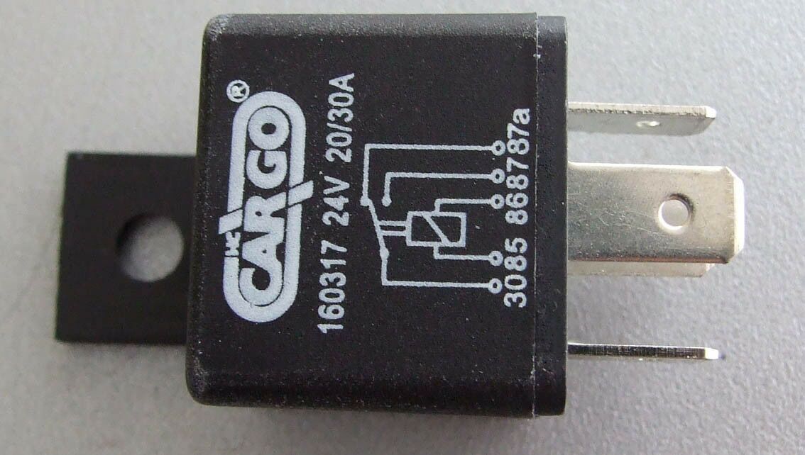 Relej 24v 10/22a 5pin