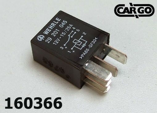 MIKRO RELEJ 12V 15/25A S DIODOM