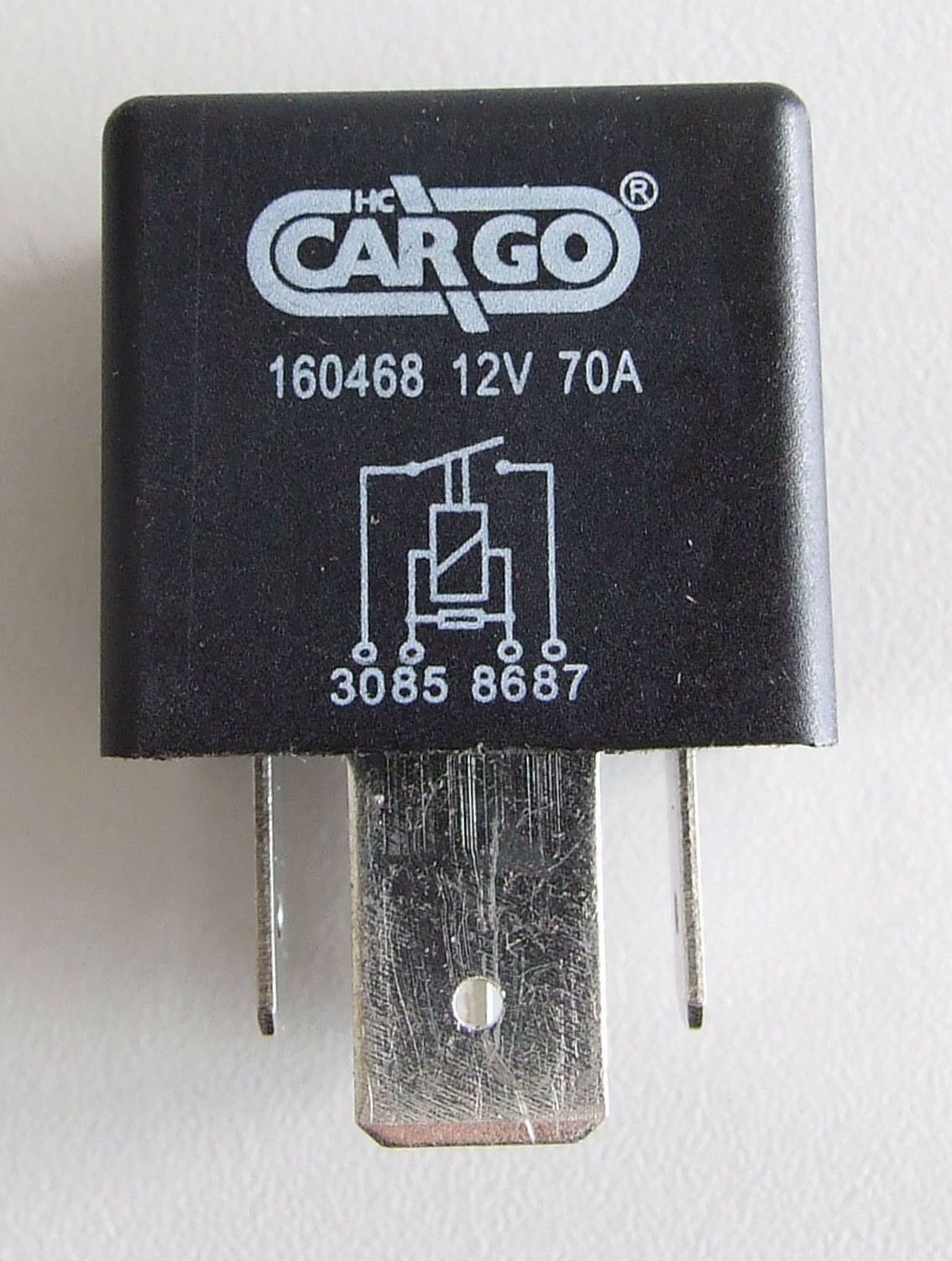 Mini relej 12v 70a 4 pin