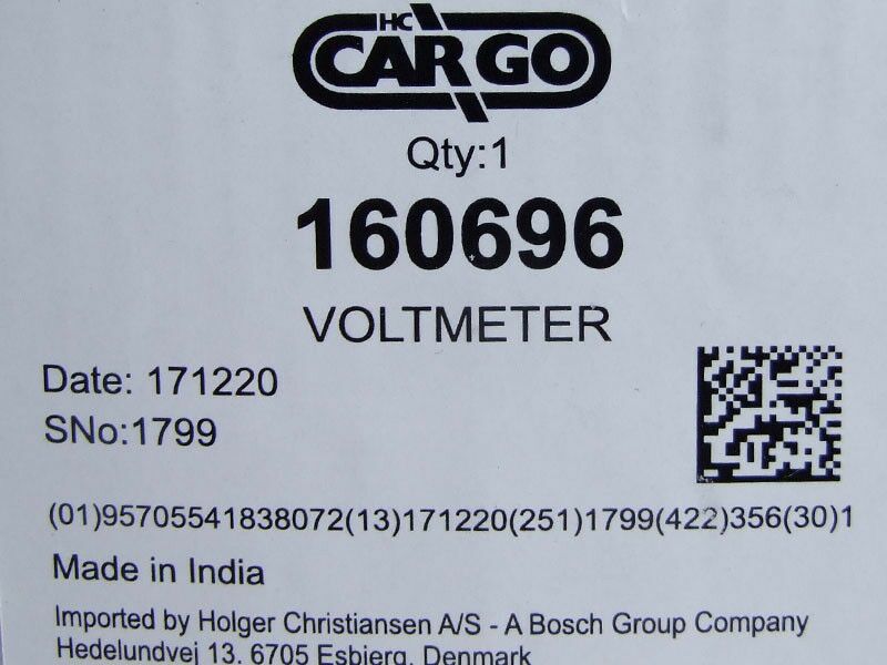 Voltmetar ugradbeni 16-32v 52mm