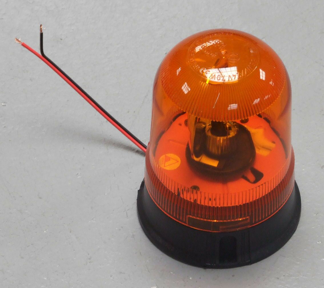 Rotaciona lampa zuta 12/24v