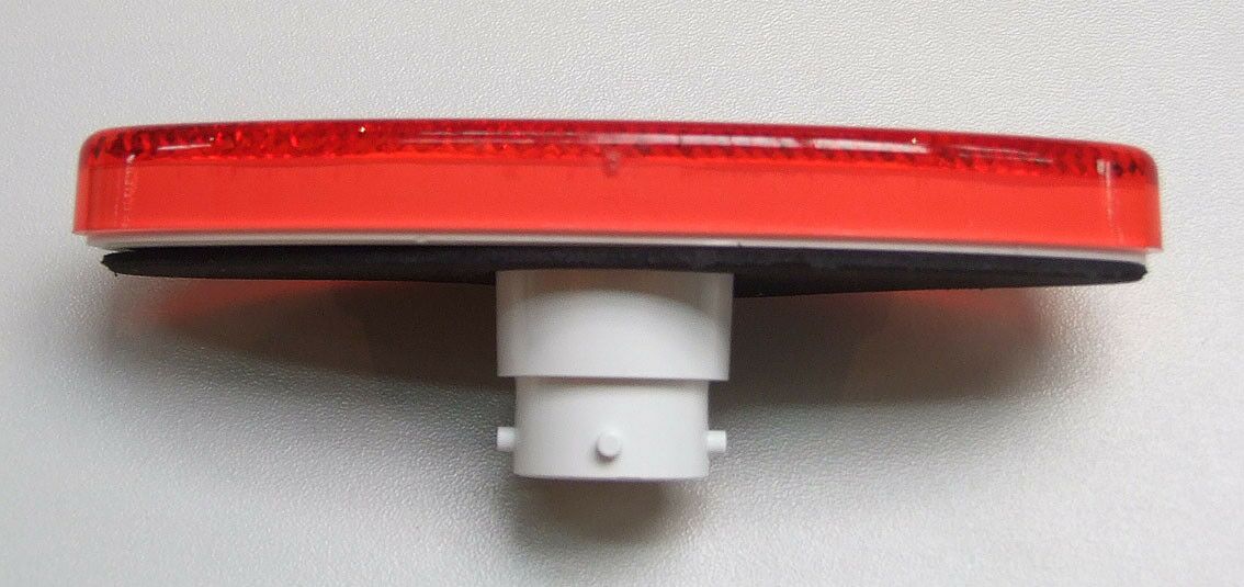 Lampa bocna crvena 24v led eli