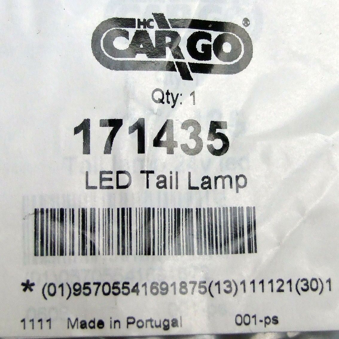Lampa bocna crvena 24v led eli