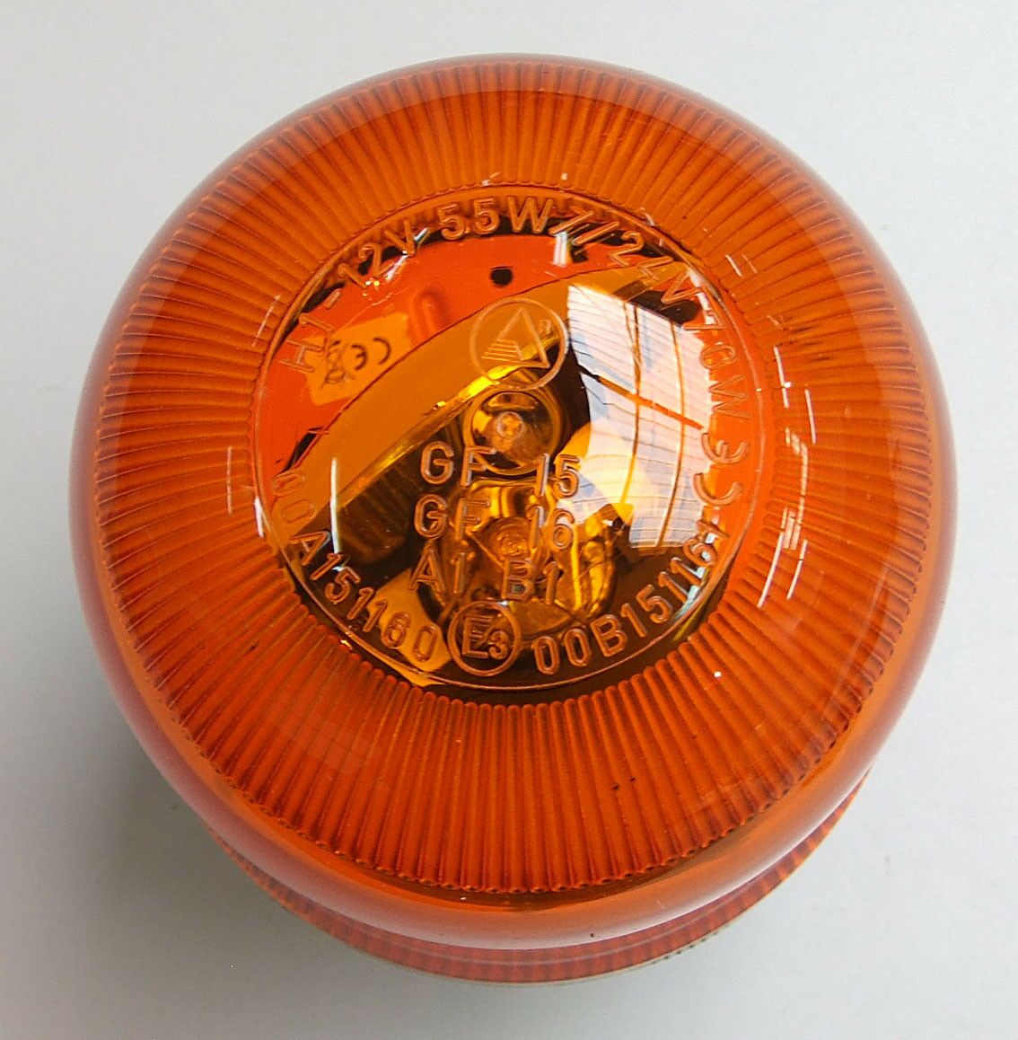 Rotac.lampa 12v  zuta na sipku