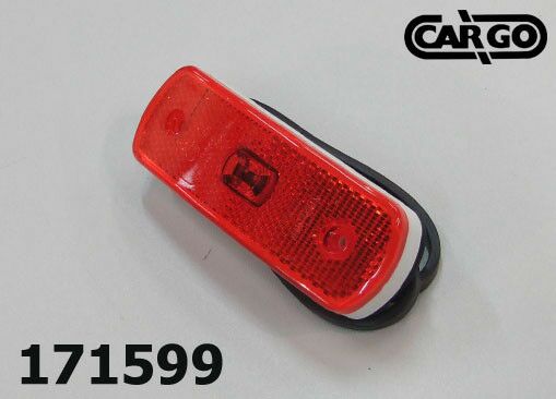 LAMPA BOČNA CRVENA 24V LED