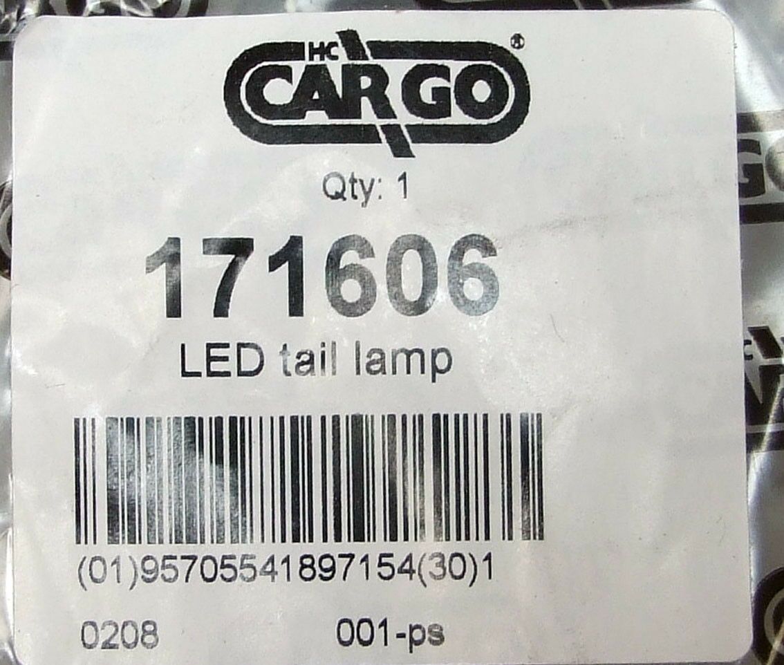 Svjetlo bocno crveno led 24v s nosacem