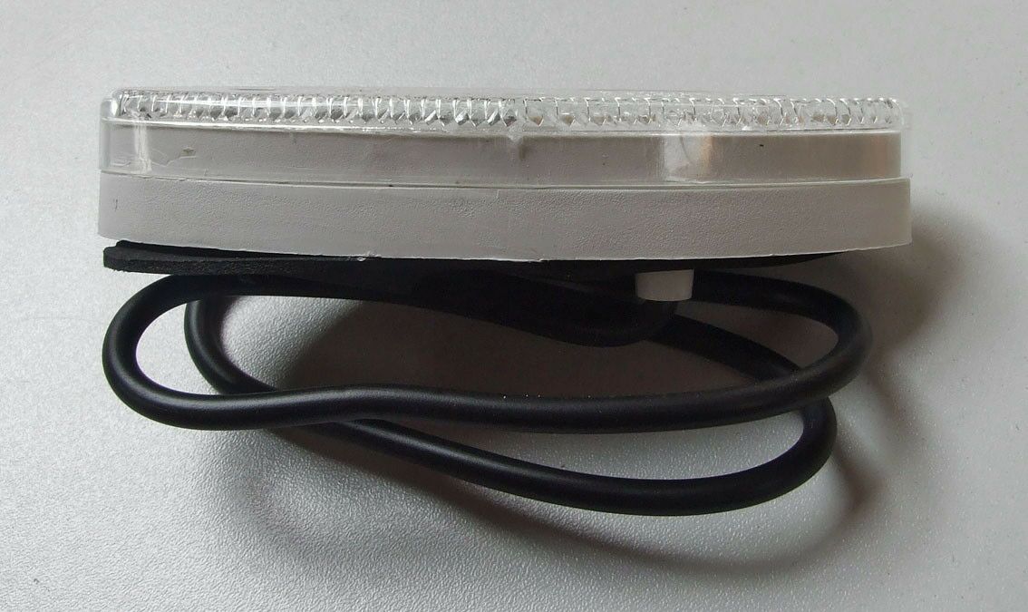Lampa bocna bijela  led 24v zaobljena