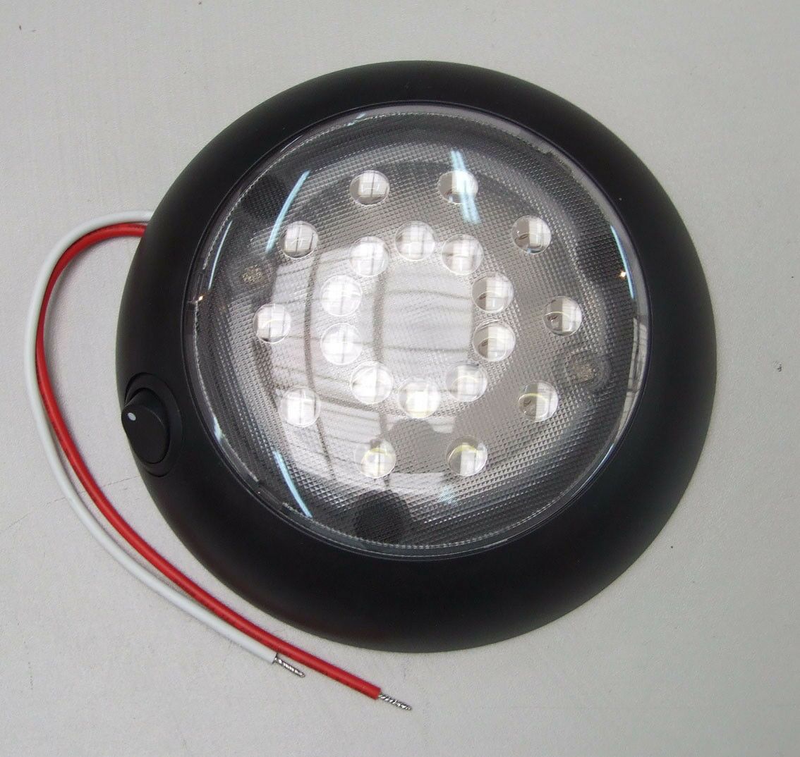 Led lampa 12/24v sa kablom crn