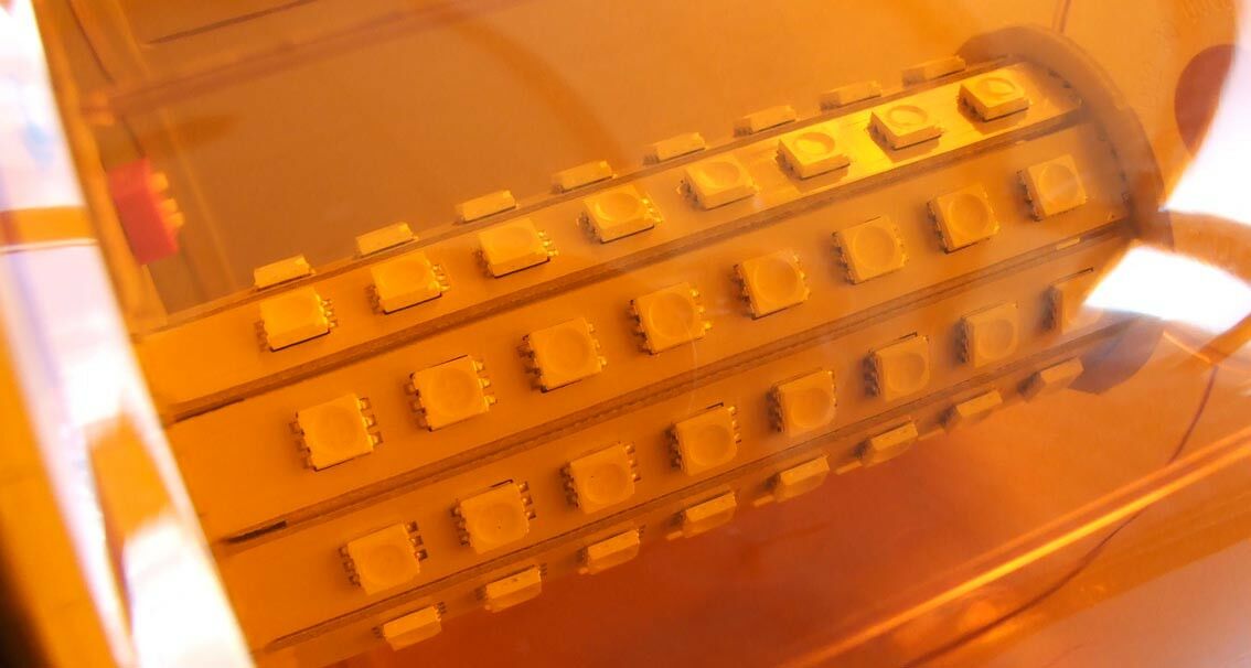 Led rotirka 10-30v zuta na magnet