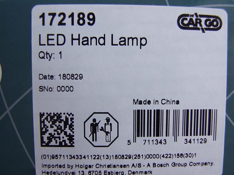 Rucna lampa led aku 400 lumena