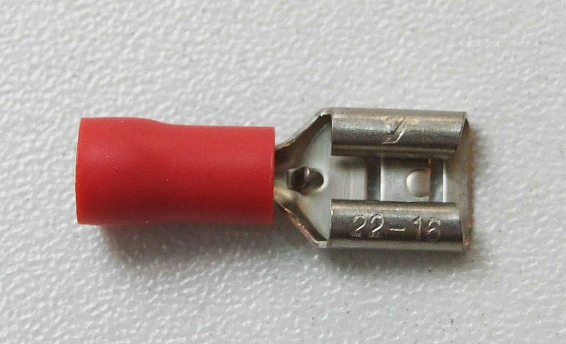 Papucica zenska 6.3x1.5mm2 sa izol.crvena