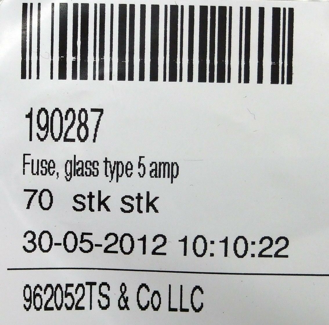 Osigurac stakleni 5a 32x6.3