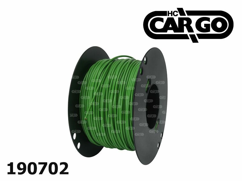 KABEL CARGO 1X1.5MM2 ZELENI 50V 18A