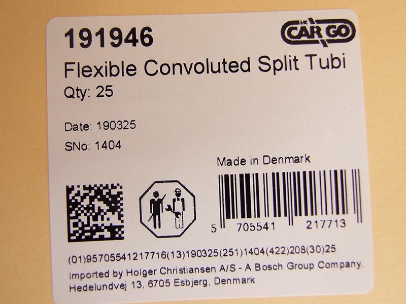 Buzir plasticni 13.8 / 17.5mm 25m crni