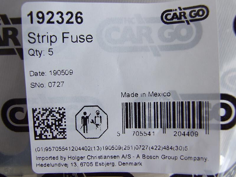 Osigurac strip 50a 48v 60/11mm zatvoren