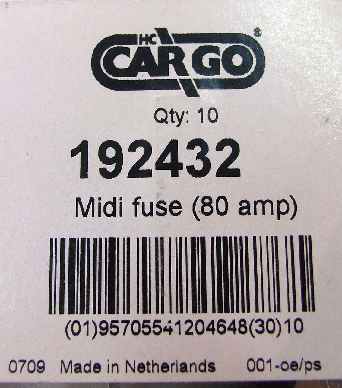 Osigurac midi 80a bijeli
