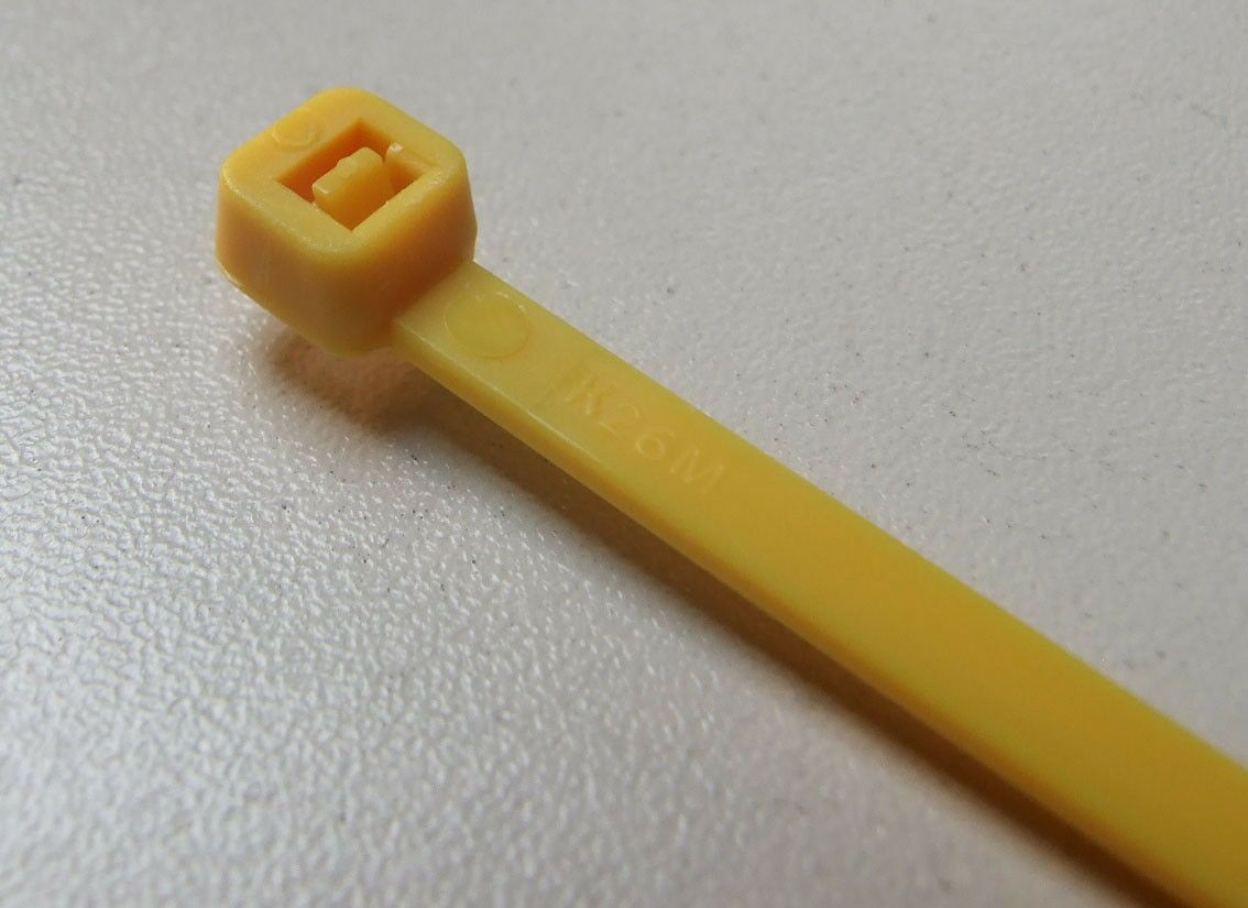 Plasticna vezica 4.8x190mm zuta