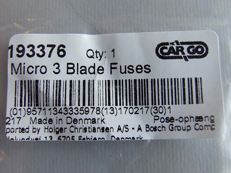 Osigurac micro3 32v - 5a bez