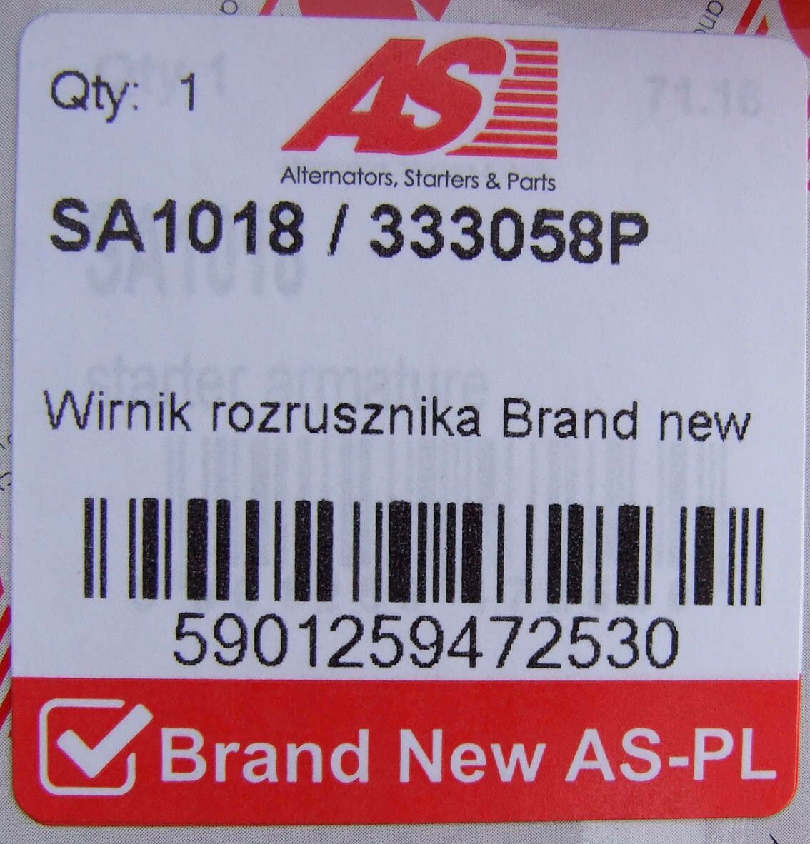 Rotor elektropokretaca delco 24v mercedes actros 6,2 kw