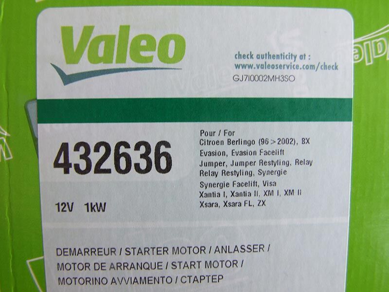 Elektropokretac valeo 12v peugeot 405 1.8i d6ra16