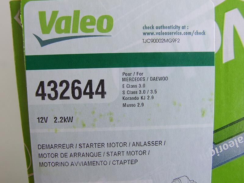Elektropokretac valeo 12v 2kw 11z mercedes c, e , vito td `94.-