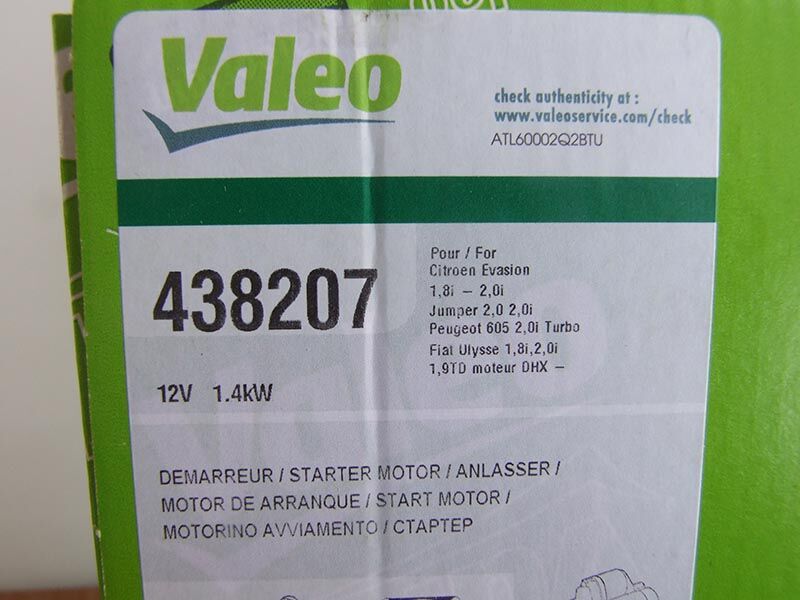 Elektropokretac valeo 12v 1.4kw 9z citroen jumper 2.0 benz, fiat,peugeot