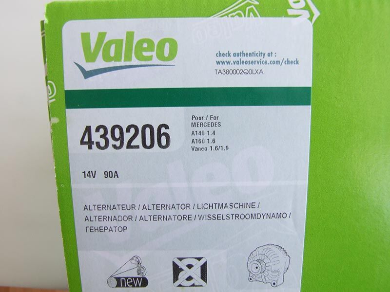 Alternator valeo 12v 90a 5pk mercedes a klasa 160,170 cdi