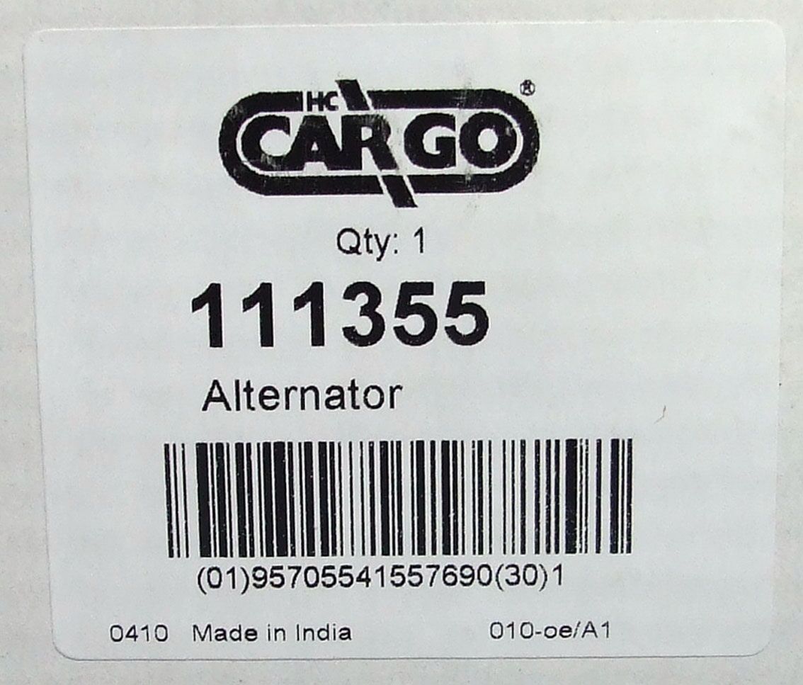 Alternator lucas 12v 65a perkins jcb, new holand