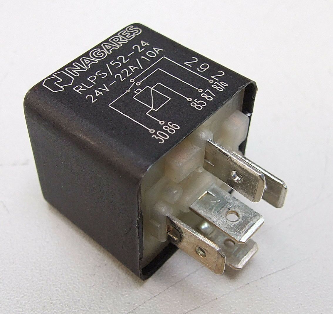 Relej 24v 10/22a 5 pin