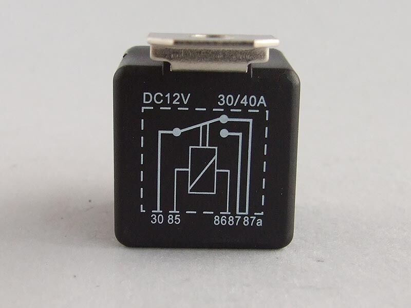 Relej 12v 40/15a 5 pin
