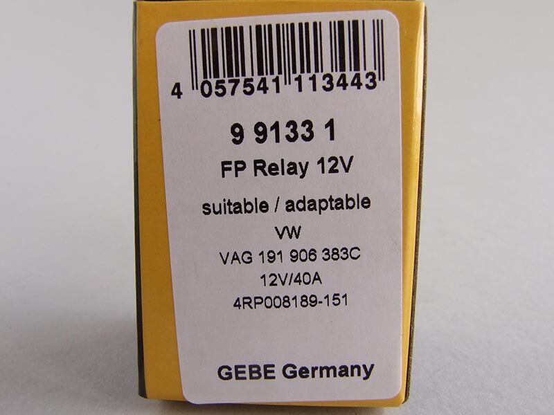 Relej pumpe goriva 12v 4 pin