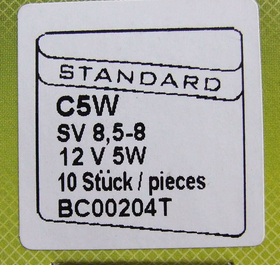 Zarulja 12v 5w sv8.5 c5w sulfidna