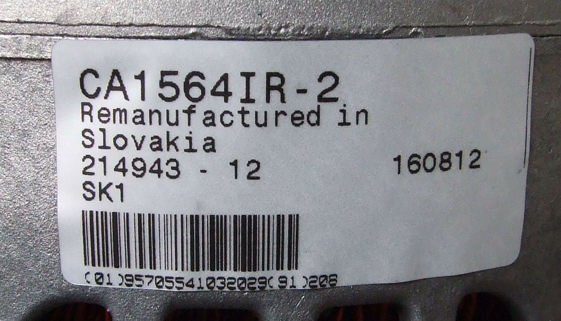 Alternator valeo 12v 90a citroen berlingo 2.0 hdi