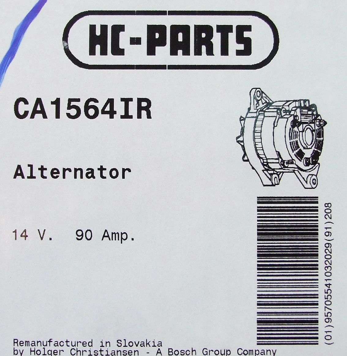 Alternator valeo 12v 90a citroen berlingo 2.0 hdi