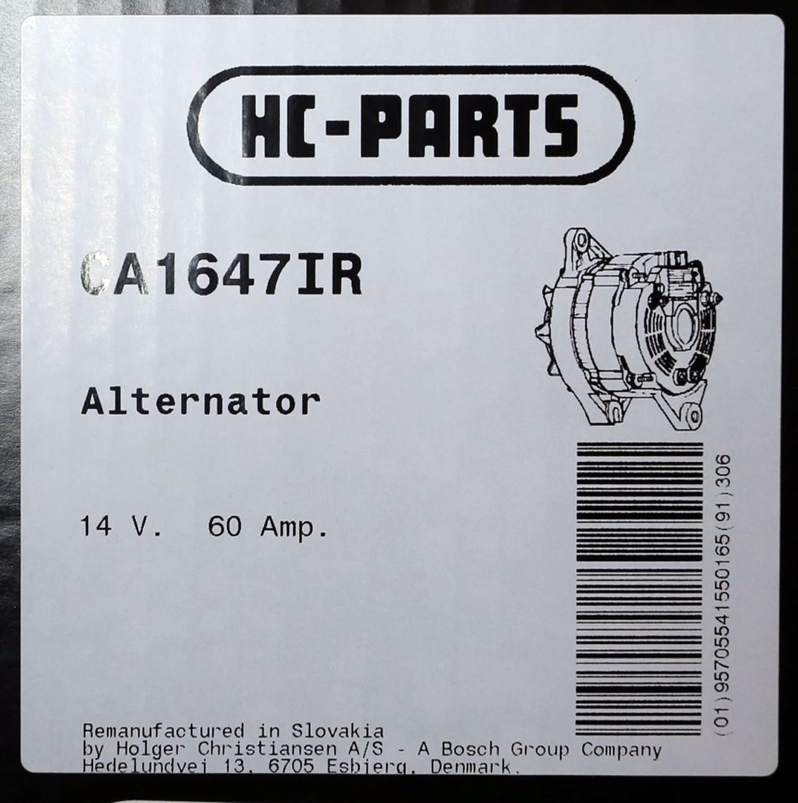 Alternator marelli 12v 60a fiat punto ii 1.2 v16