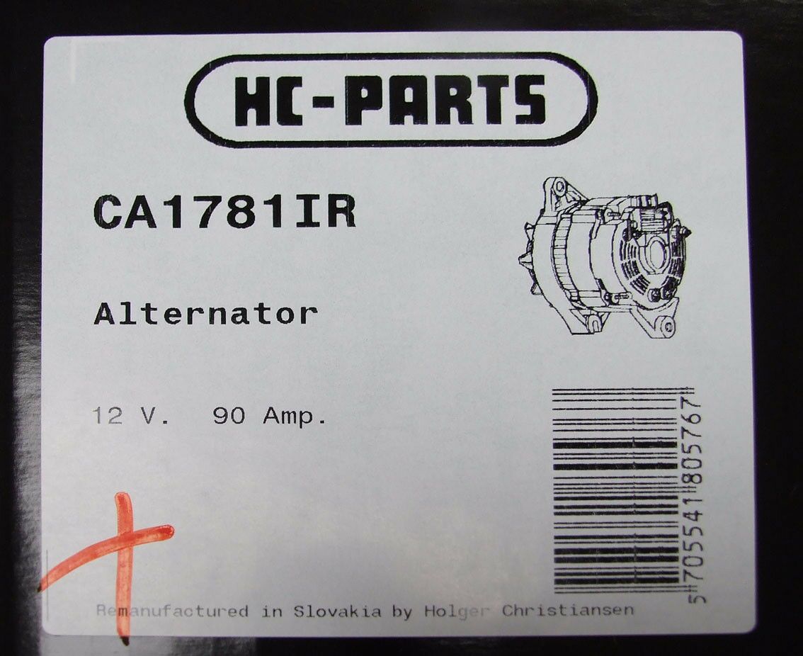 Alternator valeo 12v jumper 2.8hdi fiat d