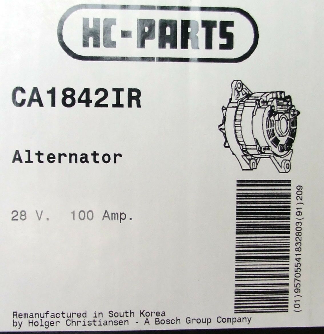 Alternator scania