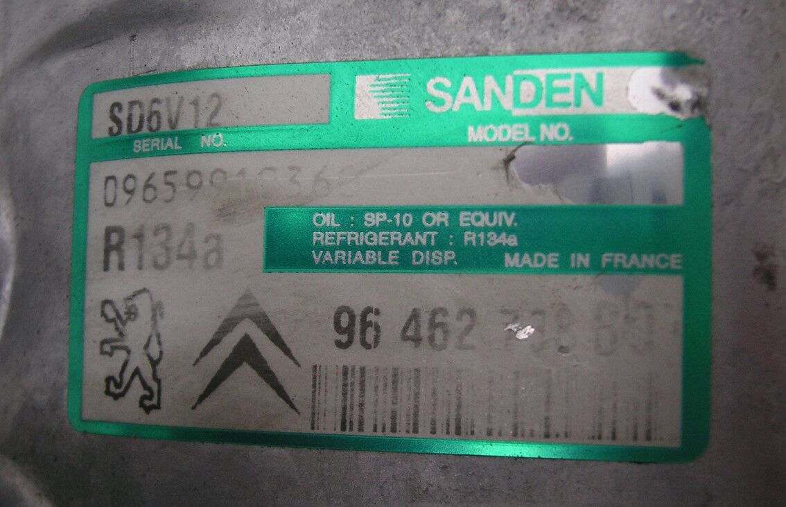 Kompresor 240239 sanden peugeot 307 1.6 `00-