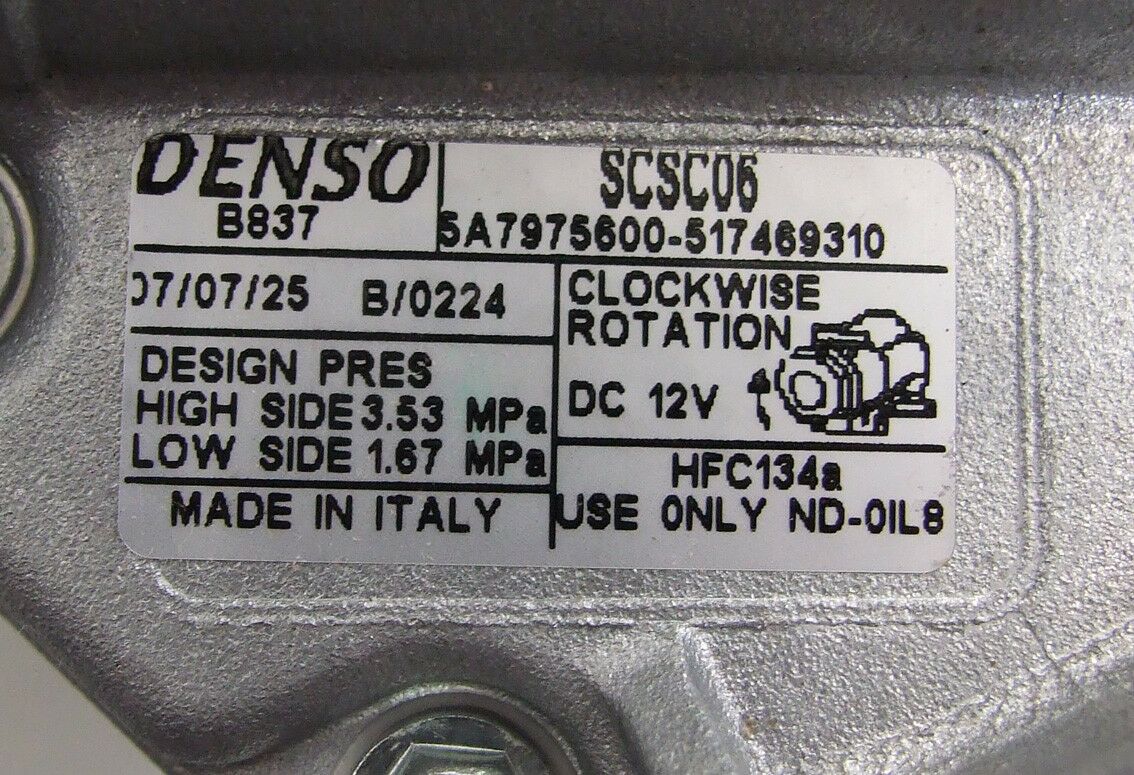 Kompresor 240709 denso fiat punto, stilo 1.2-1.8