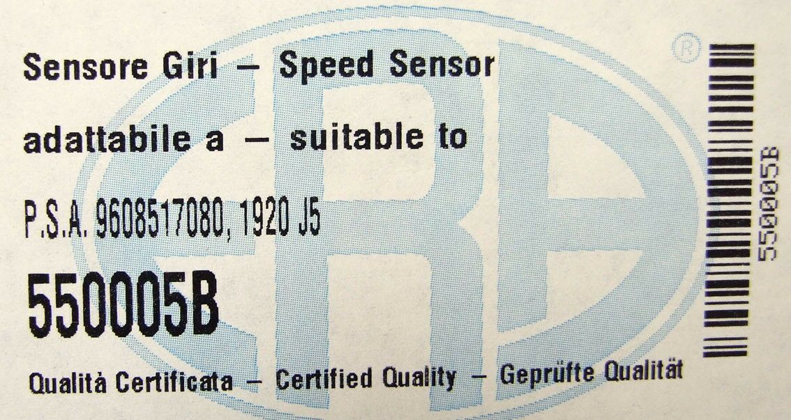 Senzor bregaste saxo 1,4vts 19
