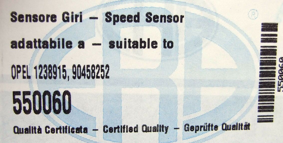 Senzor bregaste opel astra f 2