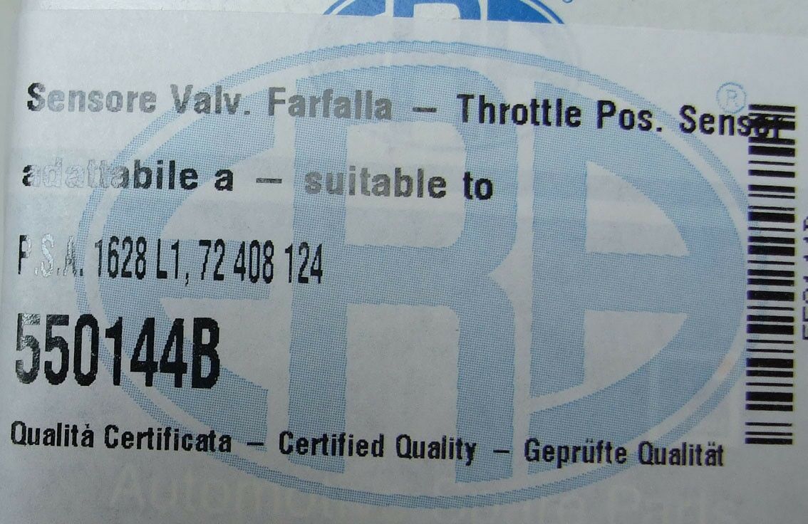 Map senzor fiat punto vectra b