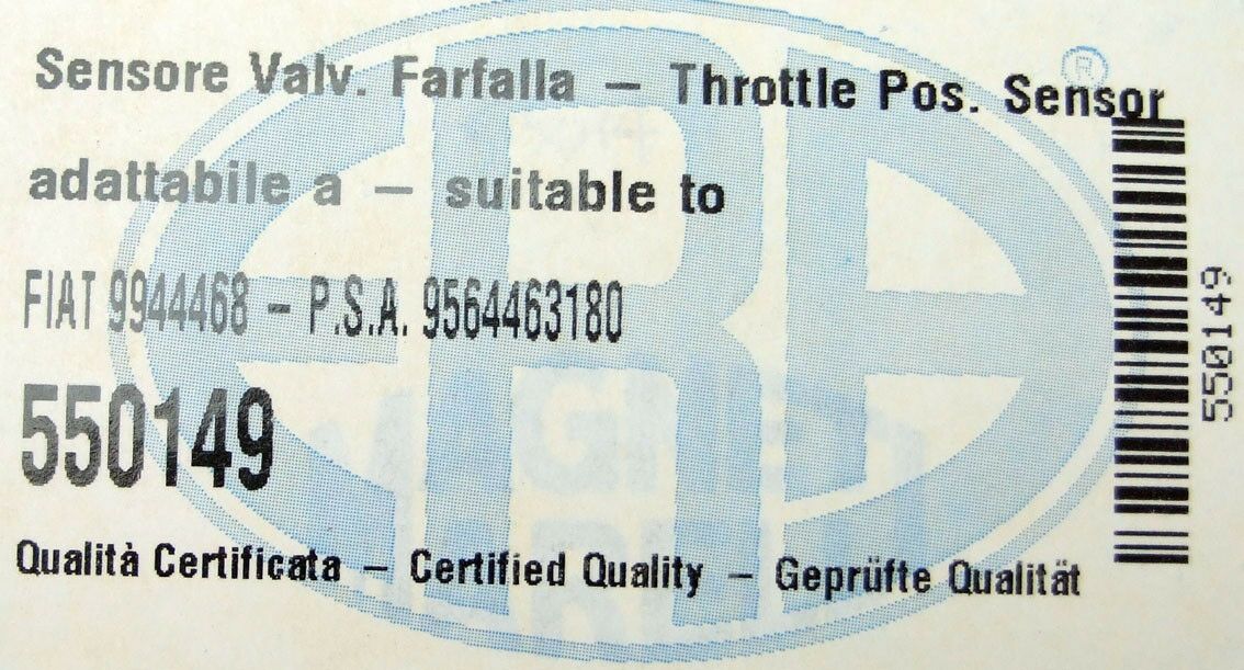 Potenciometar klapne gasa citroen xsara 1,4