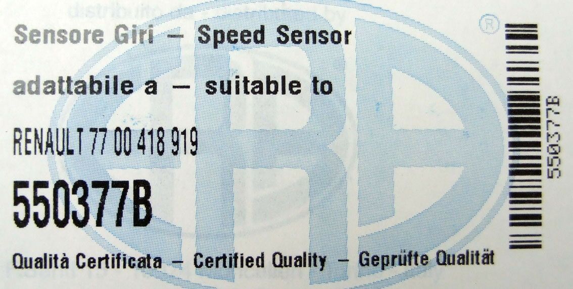 Senzor brzine renault