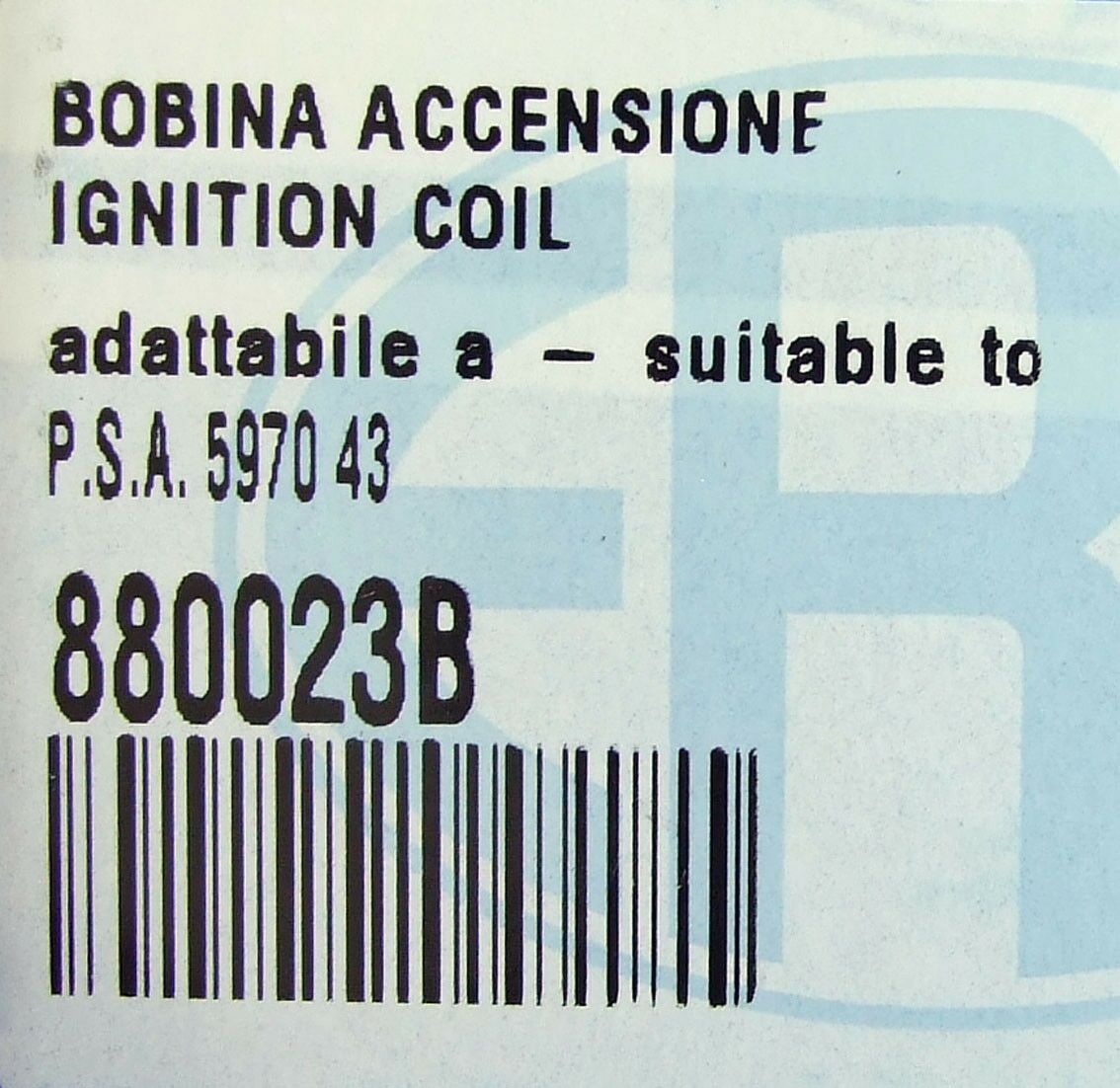 Bobina citroen ax, bx, peugeot 106