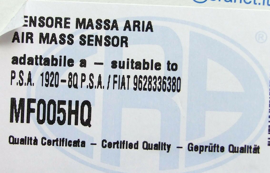 Mjerac mase zraka citroen berlingo,xs